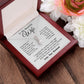 Wife Necklace from Husband, Anniversary Romantic Gifts for Wife from Husband to My Wife Necklaces for Wife Birthday Gifts, Wife Jewelry Necklace Message Card and Necklace Gift Box Gift Box Styles on Birthday, Wedding, Anniversary, Valentine Allruing Neckl