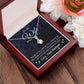 Valentine Gifts To My Soulmate Necklace Gifts for Wife from Husband, Wife Anniversary Gifts, Gift for Soulmate Necklace Message Card and Necklace Gift Box Gift Box Styles on Birthday, Wedding, Anniversary, Valentine Allruing Necklace