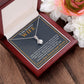 Couples Gifts, To My Beautiful Wife Necklace From Husband, Wedding Anniversary For Wife From Husband, Wife Wedding From Husband, To My Wife, Necklace Custom Name Message Card and Gift Box Styles on Birthday, Christmas, Wedding, Anniversary Allruing Neckla