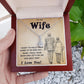 Soulmate Necklace For Women, Soulmate Gifts For Her, Future Wife Necklace, Necklaces Girlfriend, To My Wife Necklace, Wife Necklace From Husband, Necklace Message Card and Gift Box Styles on Birthday, Christmas, Valentine, Anniversary Allruing Necklace