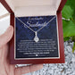 To My Beautiful Soulmate Necklace Birthday Gifts for Wife Gifts from Husband, Wife Valentine Gifts, Gift for Wife, Message Card and Necklace Gift Box Gift Box Styles on Birthday, Wedding, Anniversary, Valentine Allruing Necklace