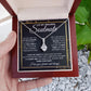 To My Amazing Solmate Necklace Gift From Husband To My Badass Wife Pendant Valentine Jewelry with Message Card and Gift Box. Gift for Wife. Necklace Gift Set for Wife Necklace Gifts Box Gift Box Styles Allruing Necklace