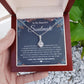To My Beautiful Soulmate Necklace Gifts for Wife from Husband, Soulmate Valentine Gifts, Gift for Wife, Message Card and Necklace Gift Box Gift Box Styles on Birthday, Wedding, Anniversary, Valentine Allruing Necklace