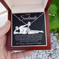 To My Soulmate Necklace For Women, Funny Gifts For Girlfriend,Valentine Christmas Presents For Girlfriend, Best Birthday Meaningful Gift Ideas For Wife, Women Romantic Jewelry For Her Anniversary Message Card and Gift Box Styles Allruing Necklace