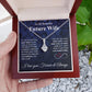 Future Wife Necklace My Last Everything, Promise Necklace For Her, Fiance Gifts For Her, Wedding Gifts For Future Wife With Message Card Box LED, Soulmate Necklace For Women, To My Wife Necklace Allruing Necklace