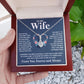 Couples Gifts Necklace To My Soulmate Necklace Birthday Christmas Jewelry Romantic Gift For My Wife Pendant Jewelry with Message Card and Box Necklaces for Women Valentines Day Happy Anniversary Wedding Present Allruing Necklace