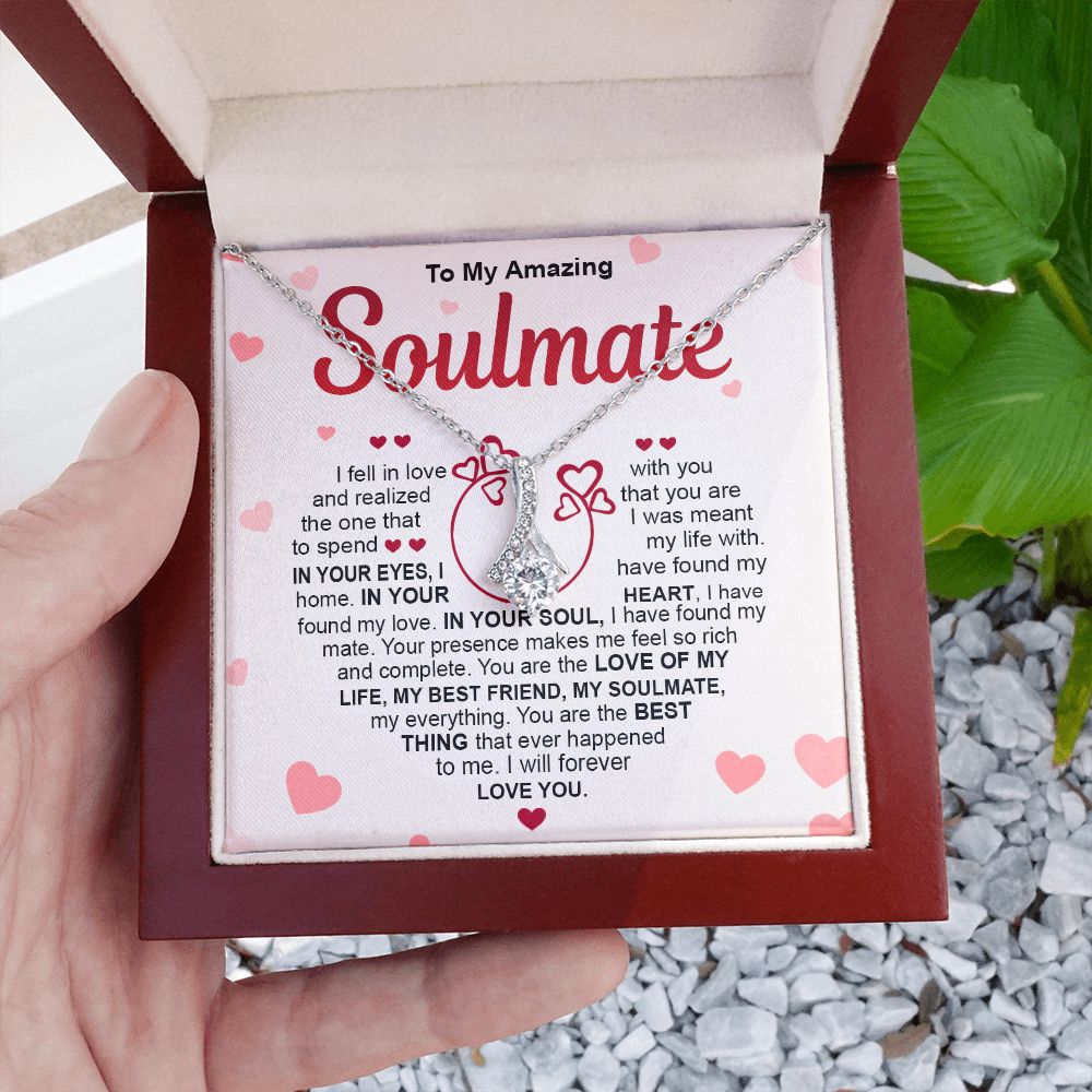 to my soulmate Allruing Necklace
