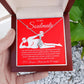 To My Soulmate Necklace For Women, Funny Gifts For Girlfriend,Valentine Presents For Girlfriend, Best Birthday Meaningful Gift Ideas For Wife, Women Romantic Jewelry For Her Anniversary Message Card and Gift Box Styles Allruing Necklace