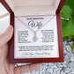Soulmate Necklace Gifts From Husband, For Soulmate From Husband, Wife Gifts From Husband, Necklaces For Soulmate From Husband To My Wife Necklace Message Card and Necklace Gift Box Gift Box Styles on Birthday, Wedding, Anniversary, Valentine Allruing Neck