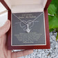 To My Smokin Hot Soulmate Necklace, Love Necklace for Girlfriend, Soulmate Jewelry, Soulmate Necklace, Future Wife Gift, Necklace for Wife from Husband Necklace Message Card and Gift Box Styles on Birthday, Christmas, Wedding, Anniversary Allruing Necklac
