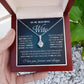 Personalized Valentine Gift For Wife, To My Wife Necklace For Women, Soulmate Necklace, To My Wife Necklace From Husband, Necklace Custom Name Message Card and Gift Box Styles on Birthday, Christmas, Wedding, Anniversary Allruing Necklace