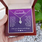 To My Beautiful Soulmate Necklace Gift, Soulmate for Wife Birthday Gifts from Husband, Valentine for Women, Soulmate Gifts, Message Card and Necklace Gifts Box Gift Box Styles on Birthday, Wedding, Anniversary, Valentine Allruing Necklace