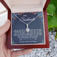 To My Soulmate Necklace Gift, Necklaces For Wife from Husband, Soulmate Necklace to My Beautiful Soulamte, Necklace For Soulmate with Message Card and Necklace Gift Box Gift Box Styles on Birthday, Christmas, Wedding, Anniversary, Valentine Allruing Neckl