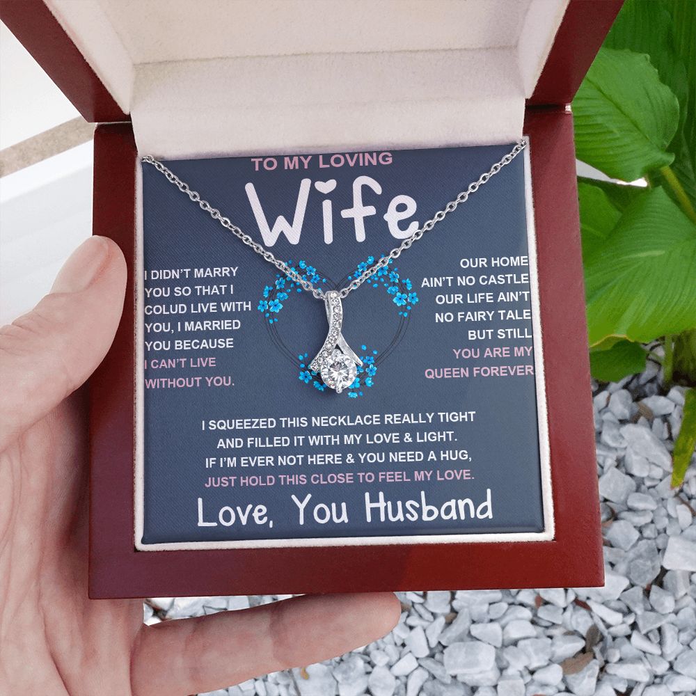 Soulmate Necklace For Women, To My Future Wife, Soulmate Gifts For Her, Future Wife Necklace, Necklaces For Girlfriend, To My Wife Necklace, Wife Necklace From Husband Necklace Message Card and Gift Box Styles on Birthday, Christmas, Valentine Allruing Ne
