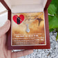 Couples Gifts, Nusre Wife Necklace Gifts From Husband, Wedding Anniversary Jewelry For Wife From Husband, Wife Birthday From Husband, To My Beautiful Girlfriend Message Card and Gift Box styles On Birthday, Christmas, Anniversary  Allruing Necklace
