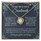 To My Beautiful Soulmate Necklace, Love Necklace for Girlfriend, Wife Gift, Soulmate Jewelry, Soulmate Necklace, Future Wife Gift, Necklace for Wife from Husband Necklace Message Card and Gift Box Styles on Birthday, Christmas, Wedding, Anniversary Love k