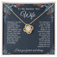 To My Beautiful Soulmate Necklace, Valentine Anniversary Jewelry Gifts for Women, Anniversary Gifts For Wife From Husband To My Wife Necklace Message Card and Necklace Gift Box Gift Box Styles on Birthday, Wedding, Anniversary, Valentine Love knot Thang