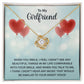 Love Knot Necklace To My Girlfriend Gifts From Boyfriend, Girlfriend Jewelry, Girlfriend Birthday Anniversary For Girlfriend Gift, Necklace Message Card and Gift Box Styles on Birthday, Christmas, Anniversary Love knot Thang