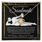 To My Beautiful Soulmate Necklace For Women, Funny Gifts For Girlfriend,Valentine Christmas Presents For Girlfriend, Best Birthday Meaningful Gift Ideas For Wife, Women Romantic Jewelry For Her Wedding Message Card and Gift Box Styles Love knot Thang