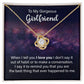 Couples Gifts, Gorgeous Girlfriend Necklace Gifts From Husband, Wedding Anniversary Jewelry For Wife From Husband, Wife Birthday From Husband, To My Soulmate Message Card and Gift Box styles On Birthday, Christmas, Anniversary  Love knot Thang