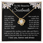 Soulmate Necklace Gift for Her, Soulmate Jewelry, Necklace for Future Wife, Wedding Valentine Jewelry for Wife Necklace Gifts from Husband - Soulmate Gift Necklace with Message Card and Gift Box Love knot Thang
