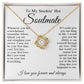 To My Smokin Hot Wife Necklace, Wedding Anniversary Jewelry for Women, Anniversary Gifts For Wife From Husband To My Wife Necklace Message Card and Necklace Gift Box Gift Box Styles on Birthday, Wedding, Anniversary, Valentine Love knot Thang