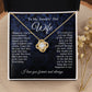 To My Beautiful Soulmate Necklace, Valentine Anniversary Jewelry Gift for Women, Anniversary Gifts For Wife From Husband To My Wife Necklace Message Card and Necklace Gift Box Gift Box Styles on Birthday, Wedding, Anniversary, Valentine Love knot Thang