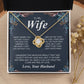 Valentine Gifts To My Soulmate Necklace Gifts for Wife from Husband, Soulmate Anniversary Gifts, Gift for Soulmate Necklace Message Card and Necklace Gift Box Gift Box Styles on Birthday, Wedding, Anniversary, Valentine Love knot Thang