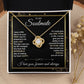 To My Soulmate Necklace gift Women, Necklaces For Wife from Husband, Soulmate Jewelry to My Future Wife Necklace and Necklace For Girlfriend with Message Card and Necklace Gift Box Gift Box Styles on Birthday, Christmas, Wedding, Anniversary Love knot Tha