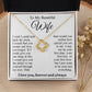 To My Beautiful Soulmate Necklace Gift, Wife Gifts From Husband, Valentine Gifts For Wife From Husband To My Soulmate Necklace Message Card and Necklace Gift Box Gift Box Styles on Birthday, Wedding, Anniversary, Valentine Love knot Thang