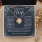 To My Soulmate Necklace Gift for Her, Soulmate Gifts From Husband, Anniversary Gifts For Wife From Husband To My Soulmate Necklace Message Card and Necklace Gift Box Gift Box Styles on Birthday, Wedding, Anniversary, Valentine Love knot Thang