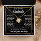 To My Soulmate Necklace Gift for Her, Soulmate Necklace, Necklaces for Wife from Husband, Birthday To My Wife Necklace, Soulmate Gifts, Necklace Message Card and Gift Box Styles on Birthday, Wedding, Anniversary, Valentine Love knot Thang