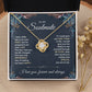 To My Soulmate Necklace for Women, Necklaces Gift For Wife from Husband, Soulmate Jewelry to My Future Wife Necklace, Necklace For Girlfriend with Message Card and Necklace Gift Box Gift Box Styles on Birthday, Christmas, Wedding, Anniversary Love knot Th