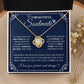 Couples Gifts, To My Beautiful Soulmate Necklace Gifts From Husband, Wedding Anniversary For Wife From Husband, To My Beautiful Wife Necklace, Necklace Custom Name Message Card and Gift Box Styles on Birthday, Christmas, Wedding, Anniversary Love knot Tha