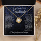 To My Smokin Hot Soulmate Necklace, Valentine Anniversary Jewelry Gift for Women, Anniversary Gifts For Wife From Husband To My Wife Necklace Message Card and Necklace Gift Box Gift Box Styles on Birthday, Wedding, Anniversary, Valentine Love knot Thang