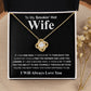 Gifts For Wife Birthday Gifts From Husband Necklace Valentines Day, Necklace for Future Soulmate, Valentine Anniversary Jewelry for Wife Necklace Gifts from Husband - Soulmate Gift Necklace with Message Card and Gift Box Love knot Thang
