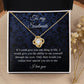 Couples Gifts Necklace To My Soulmate Necklace, Necklace Gifts For Wife From Husband Jewelry Romantic Gifts For My Wife Necklace Custom Name Message Card and Gift Box Styles on Birthday, Christmas, Wedding, Anniversary, Valentine Love knot Thang