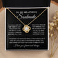 To My Beautiful Soulmate, Love Necklace for Girlfriend, Wife Gift, Soulmate Jewelry, Soulmate Necklace, Future Wife Gift, Necklace for Wife from Husband Necklace Message Card and Gift Box Styles on Birthday, Christmas, Wedding, Anniversary Love knot Thang