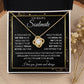 To My Soulmate Necklace for Women, Necklaces For Wife from Husband, Soulmate Necklace to My Future Wife, Necklace For Soulmate with Message Card and Necklace Gift Box Gift Box Styles on Birthday, Christmas, Wedding, Anniversary Love knot Thang