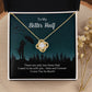 Couples Gifts Necklace To My Better Half Necklace Gifts For My Wife, I Love You, Happy Anniversary My Love, Love Knot Meaningful Necklace Message Card and Gift Box Styles on Birthday, Christmas, Anniversary Love knot Thang
