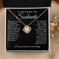 To My Smokin Hot Soulmate Necklace, Valentine Anniversary Jewelry for Women, Anniversary Gifts For Wife From Husband To My Wife Necklace Message Card and Necklace Gift Box Gift Box Styles on Birthday, Wedding, Anniversary, Valentine Love knot Thang