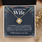 Gifts For Wife Birthday Gifts From Husband Necklace Valentines Day, Necklace for Future Soulmate, Wedding Birthday Jewelry for Wife Necklace Gifts from Husband - Soulmate Gift Necklace with Message Card and Gift Box Love knot Thang