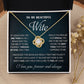 Personalized Valentine Gift For Wife, To My Wife Necklace For Women, Soulmate Necklace, To My Wife Necklace From Husband, Necklace Custom Name Message Card and Gift Box Styles on Birthday, Christmas, Wedding, Anniversary Love knot Thang