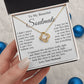 Soulmate Necklace Gift From Husband, Wedding Anniversary Romantic Gifts for Wife from Husband, Soulmate Birthday Gifts Message Card and Necklace Gifts Box Gift Box Styles on Birthday, Wedding, Anniversary, Valentine Love knot Thang