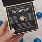 Gifts For Soulmate Birthday Gifts From Husband Necklace Valentines Days, Necklace for Future Soulmate, Valentine Wedding Jewelry for Wife Necklace Gifts from Husband - Soulmate Gift Necklace with Message Card and Gift Box Love knot Thang