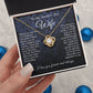 To My Beautiful Soulmate Necklace, Valentine Anniversary Jewelry Gift for Women, Anniversary Gifts For Wife From Husband To My Wife Necklace Message Card and Necklace Gift Box Gift Box Styles on Birthday, Wedding, Anniversary, Valentine Love knot Thang