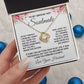 Soulmate Necklace Gifts from Husband, Wedding Anniversary Gifts for Wife from Husband, Wife Valentine Gifts from Husband, To My Wife Necklace Message Card and Necklace Gifts Box Gift Box Styles on Birthday, Wedding, Anniversary, Valentine Love knot Thang