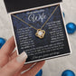 To My Soulmate Necklace Gift for Her, Soulmate Gifts From Husband, Valentine Gifts For Wife From Husband To My Soulmate Necklace Message Card and Necklace Gift Box Gift Box Styles on Birthday, Wedding, Anniversary, Valentine Love knot Thang