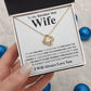 Gifts For Wife Birthday Gifts From Husband Necklace Valentines Day, Necklace for Future Soulmate, Wedding Anniversary Jewelry for Wife Necklace Gifts from Husband - Soulmate Gift Necklace with Message Card and Gift Box Love knot Thang