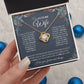 to My Future Wife Necklace Future Wife Gifts, Promise Necklace For Her, Fiance Gifts For Her, Anniversary Birthday Gifts For Future Wife With Message Card Box LED, Soulmate Necklace For Women, To My Wife Necklace Love knot Thang